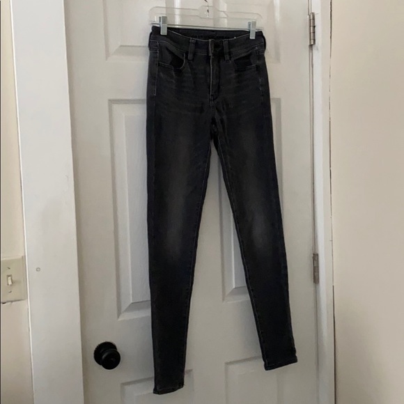 American Eagle Black/Grey Jeans - Picture 1 of 6